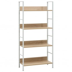 Sonata Етажерка за книги с 4 рафта, дъб, 60x27,6x124,5 см, ПДЧ - Etajere