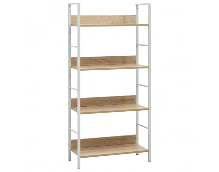 Sonata Етажерка за книги с 4 рафта, дъб, 60x27,6x124,5 см, ПДЧ