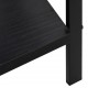 Sonata Етажерка за книги с 5 рафта, черна, 60x27,6x158,5 см, ПДЧ