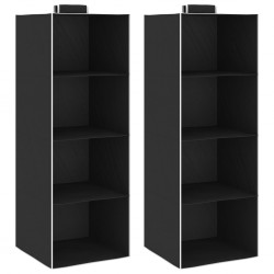 Sonata Окачени органайзери за дрехи, 2 бр, с 4 рафта, текстил - Corpuri, vitrine, biblioteci modulare