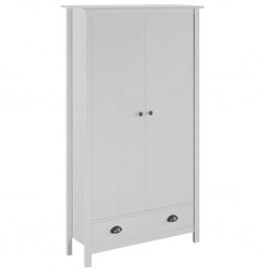 Sonata 2-крилен гардероб Hill Range, бял, 89x50x170 см, бор масив - Comparare produse