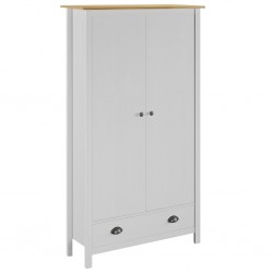 Sonata 2-крилен гардероб Hill Range, бял, 89x50x170 см, бор масив - Comparare produse