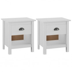 Sonata H Нощни шкафчета 2 бр Hill 46x35x49,5 см борово дърво масив - Comparare produse