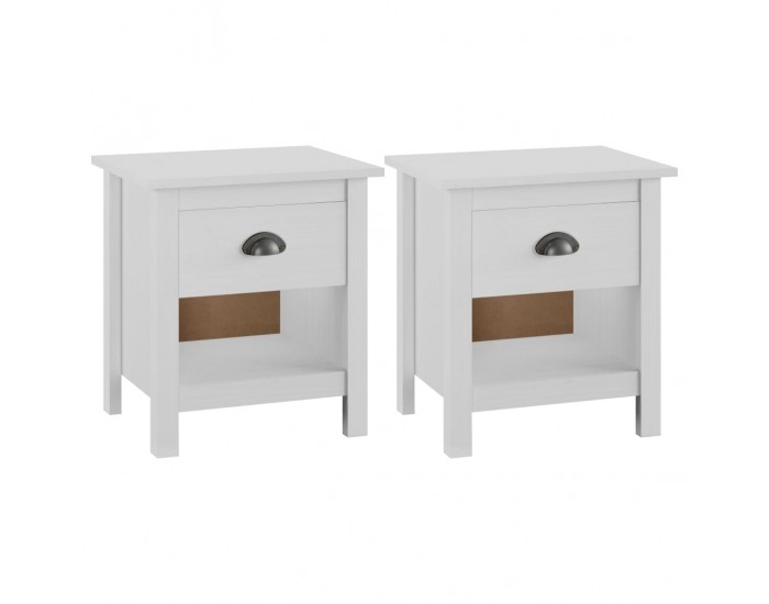 Sonata H Нощни шкафчета 2 бр Hill 46x35x49,5 см борово дърво масив