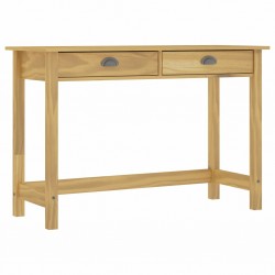 Sonata H Конзолна маса Hill с 2 чекмеджета 110x45x74 см бор масив - Măsuțe de living
