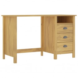 Sonata Бюро Hill Range с 3 чекмеджета, 120x50x74 см, бор масив - Comparare produse