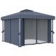 Sonata Шатра със завеси, 3x3 м, антрацит, алуминий