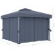 Sonata Шатра със завеси, 3x3 м, антрацит, алуминий