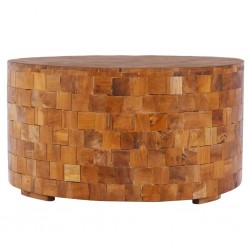 Sonata H Маса за кафе, 60x60x35 см, тиково дърво масив - Măsuțe de living