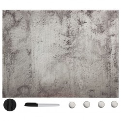 Sonata Магнитна дъска за стенен монтаж, стъкло, 80x60 см - Afaceri și industrie
