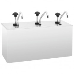 Sonata Диспенсър за сос от неръждаема стомана, 3 x 3,5 л - Mici electrocasnice