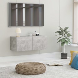 Sonata ТВ шкаф, бетонно сив, 80x30x30 см, ПДЧ - Comode TV