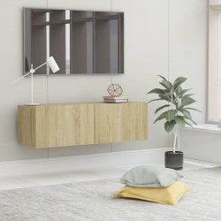 Sonata ТВ шкаф, дъб сонома, 100x30x30 см, ПДЧ - Comode TV