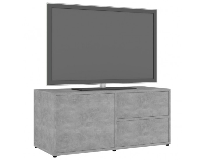Sonata ТВ шкаф, бетонно сив, 80x34x36 см, ПДЧ