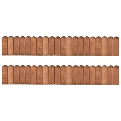 Sonata Палисади за градина, 2 бр, 120 см, импрегниран бор - Garduri
