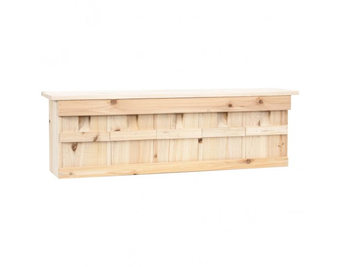 Sonata Къща за врабчета с 5 стаи, 68x15x21 см, чамово дърво