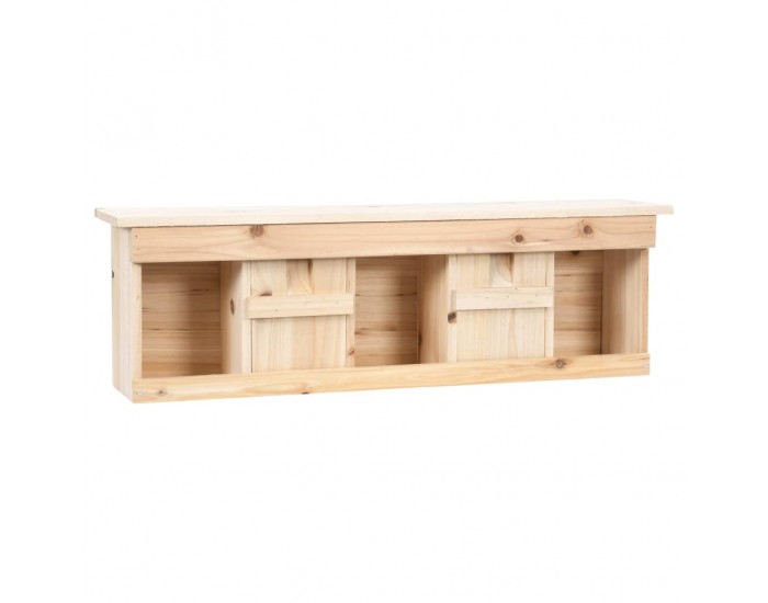 Sonata Къща за врабчета с 5 стаи, 68x15x21 см, чамово дърво