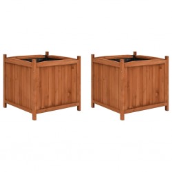 Sonata Повдигнати лехи, 2 бр, 50x50x50 см, чам - Construcții de exterior