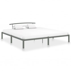 Sonata Cadru de pat, gri, 180 x 200 cm, metal