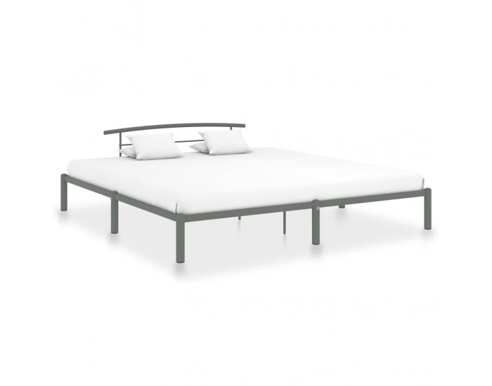 Sonata Cadru de pat, gri, 180 x 200 cm, metal