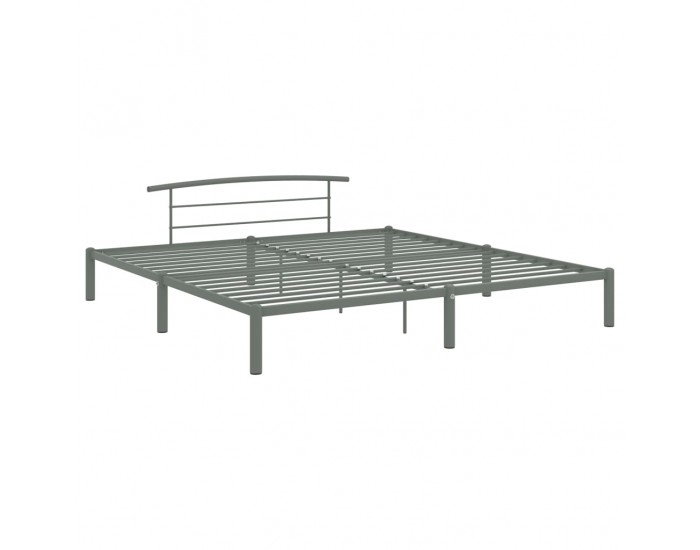 Sonata Cadru de pat, gri, 180 x 200 cm, metal