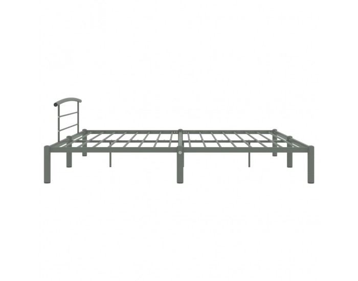 Sonata Cadru de pat, gri, 180 x 200 cm, metal