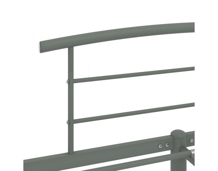 Sonata Cadru de pat, gri, 180 x 200 cm, metal