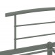Sonata Cadru de pat, gri, 180 x 200 cm, metal