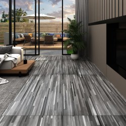 Sonata PVC подови дъски 4,46 м² 3 мм самозалепващи сиви ивици - Comparare produse