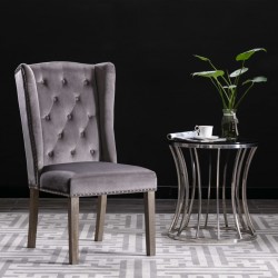 Sonata Трапезен стол, сив, кадифе - Scaune de dining