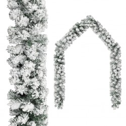 Sonata Коледен гирлянд със сняг, зелен, 20 м, PVC - Decorațiuni sezoniere și de sărbători
