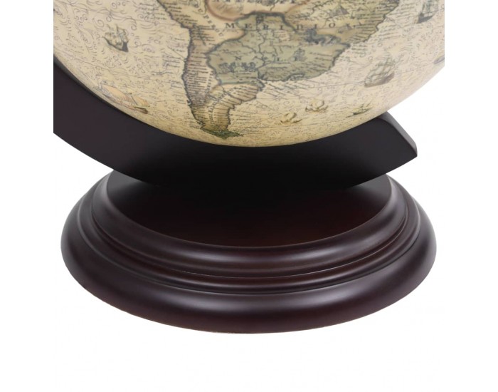 Sonata Глобус бар за плот стойка за вино, евкалипт, зелен