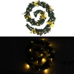 Sonata Коледен гирлянд с LED лампички, зелен, 2,7 м, PVC - Decorațiuni sezoniere și de sărbători
