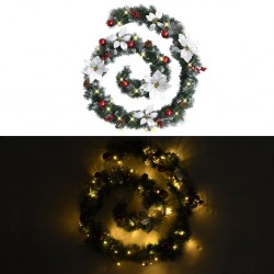 Sonata Коледен гирлянд с LED лампички, зелен, 2,7 м, PVC - Decorațiuni sezoniere și de sărbători