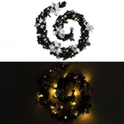 Sonata Коледен гирлянд с LED лампички, черен, 2,7 м, PVC - Decorațiuni sezoniere și de sărbători