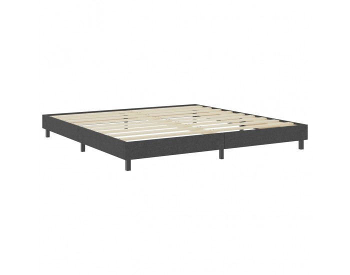 Sonata Боксспринг легло, тъмносиво, текстил, 200x200 см