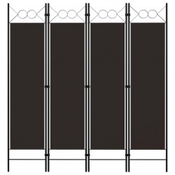 Sonata Параван за стая, 4 панела, кафяв, 160x180 см - Electrocasnice și accesorii pentru living