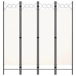 Sonata Параван за стая, 4 панела, бял, 160x180 см - Electrocasnice și accesorii pentru living