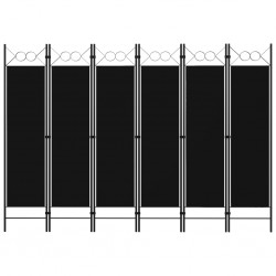 Sonata Параван за стая, 6 панела, черен, 240x180 cм - Electrocasnice și accesorii pentru living