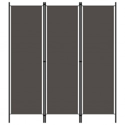 Sonata Параван за стая, 3 панела, антрацит, 150x180 см - Electrocasnice și accesorii pentru living