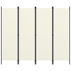 Sonata Параван за стая, 4 панела, кремавобял, 200x180 см - Electrocasnice și accesorii pentru living