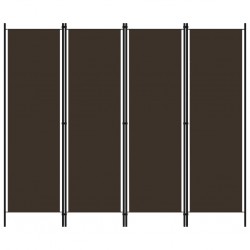 Sonata Параван за стая, 4 панела, кафяв, 200x180 см - Electrocasnice și accesorii pentru living