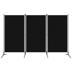 Sonata Параван за стая, 3 панела, черен, 260x180 см - Electrocasnice și accesorii pentru living