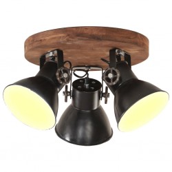 Sonata Индустриална таванна лампа 25 W черна 42x27 см E27 - Lustre de tavan