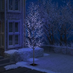 Sonata Коледно дърво, 1200 LED сини, разцъфнала череша, 400 см - Decorațiuni sezoniere și de sărbători