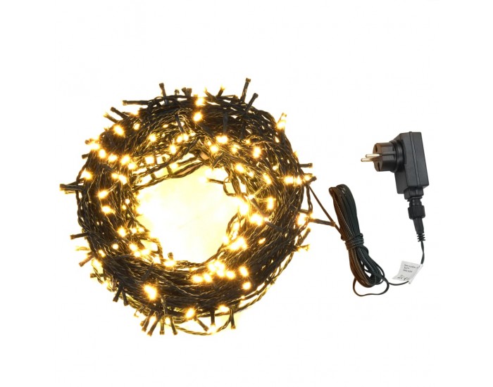Sonata Светещ стринг 2000 LED закрито и открито 200 м IP44 топло бял