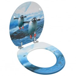 Sonata WC тоалетна седалка с капак, МДФ, дизайн пингвини - Produse pentru baie și WC