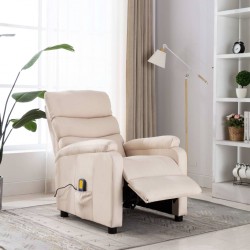 Sonata Масажен реклайнер, кремав, текстил - Mobilier cu mecanism de relaxare