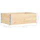 Sonata Повдигнати лехи, 3 бр, 50x150 см, борова дървесина масив