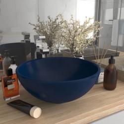 Sonata Мивка за баня лукс кръгла тъмносин мат 32,5x14 см керамика - Lavoare și baterii
